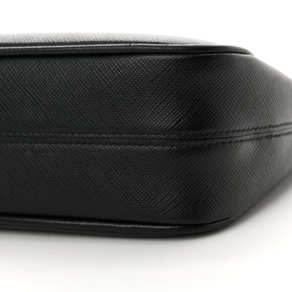 Prada Saffiano Lux Re-Edition 2005 Shoulder Bag Black 10 of 14
