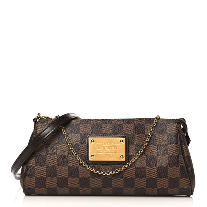 Louis Vuitton Damier Ebene Eva Clutch 1 of 8
