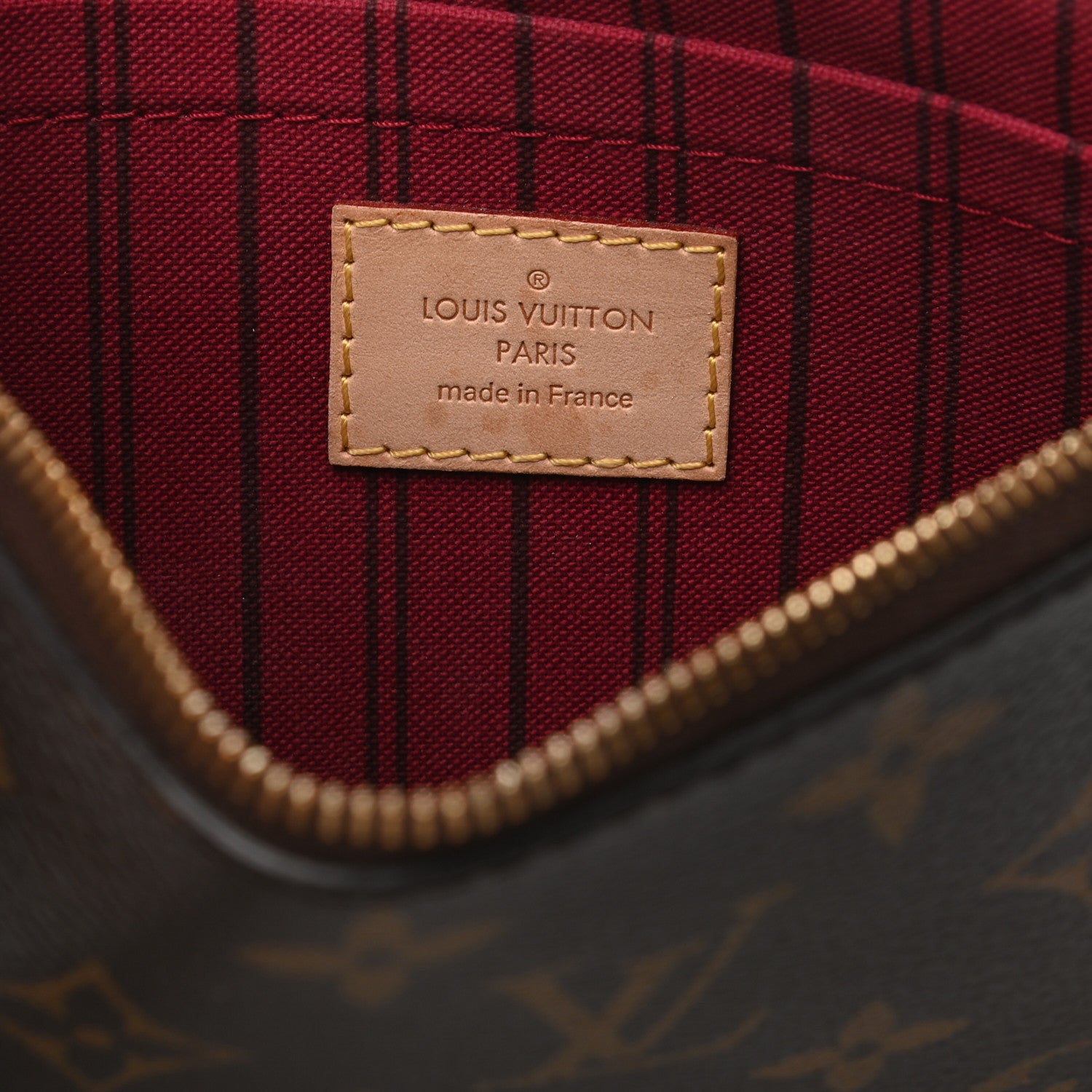 Louis Vuitton Monogram Neverfull MM GM Pochette Cherry 6 of 6
