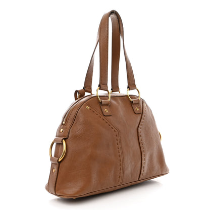 Saint Laurent Calfskin Medium Muse Tan 3 of 15