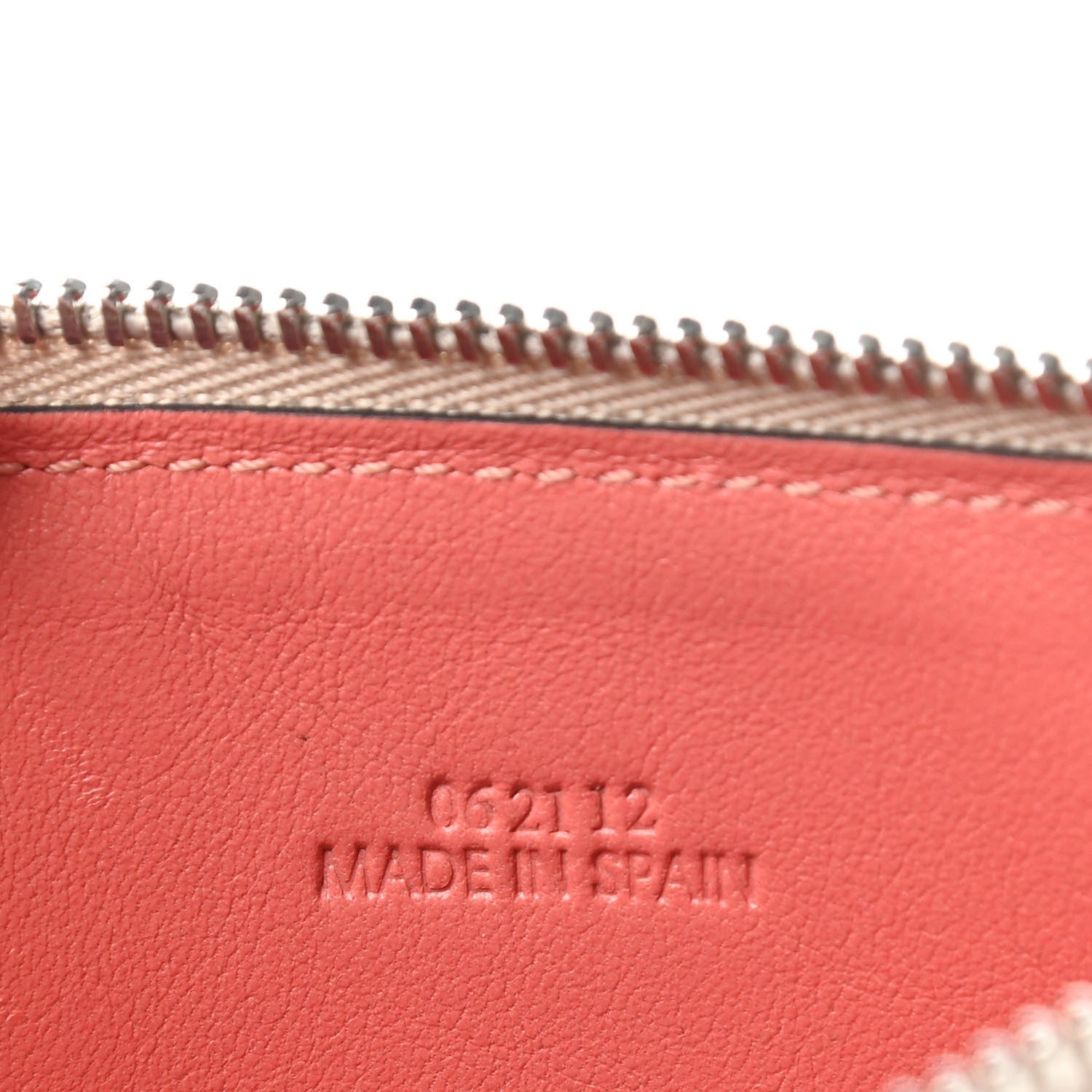 Loewe Soft Grained Calfskin Coin Card Holder Light Oat Honey 8 of 9