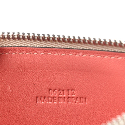 Loewe Soft Grained Calfskin Coin Card Holder Light Oat Honey 8 of 9