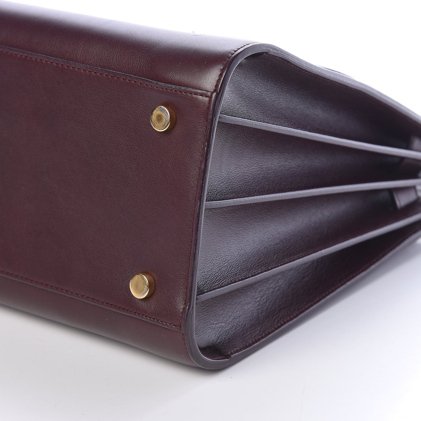 Calfskin Small Sac De Jour Bordeaux