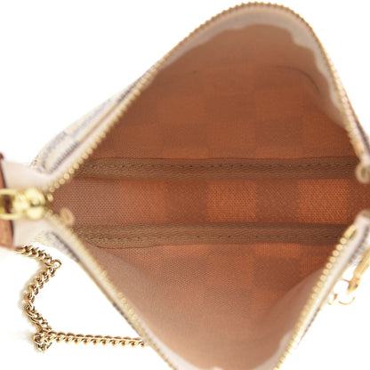 Louis Vuitton Damier Azur Mini Pochette Accessories 5 of 7