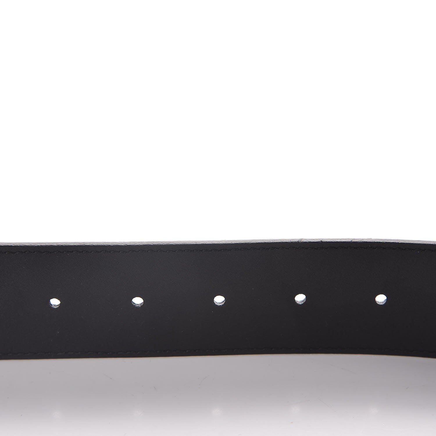 Gucci Textured Calfskin Double G 40mm Belt 85 34 Black 5 of 6