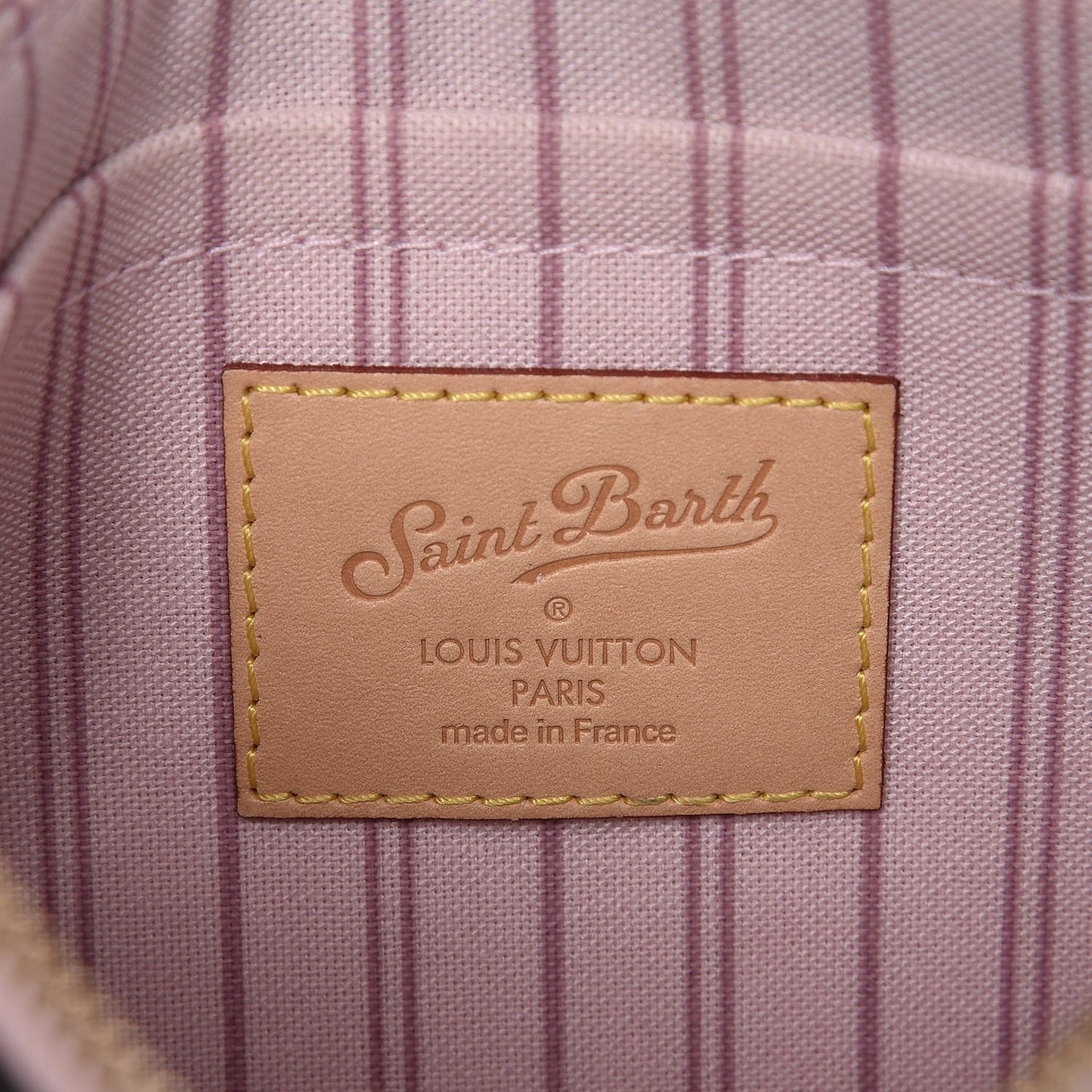 Monogram Saint Barth Neverfull MM GM Pochette Rose Ballerine