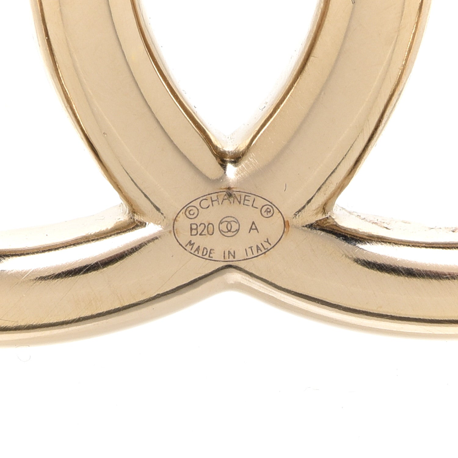 Chanel Baguette Crystal High Society CC Brooch Gold 4 of 5