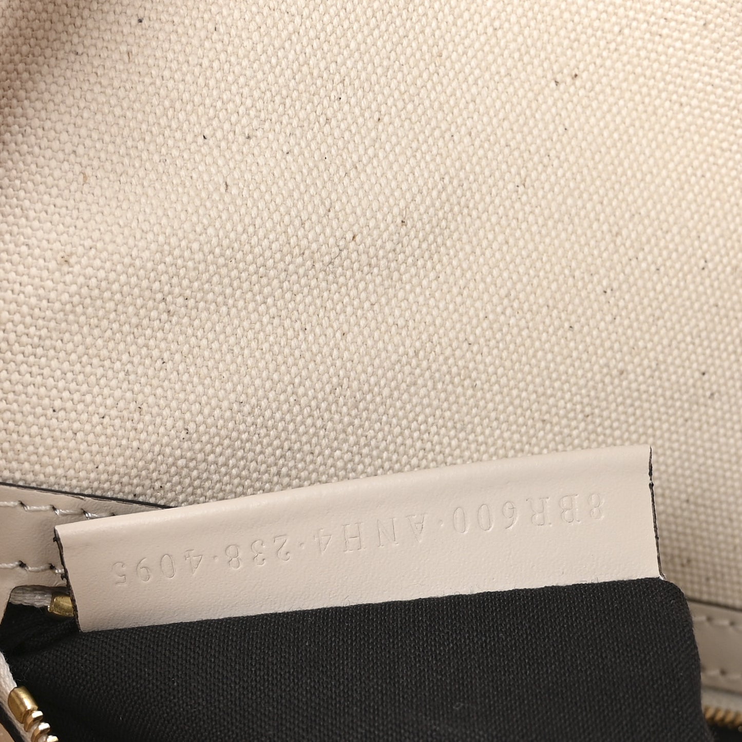 Canvas Vitello Seta FF Multicolor Embroidered Baguette Grezzo Multicolor Latte