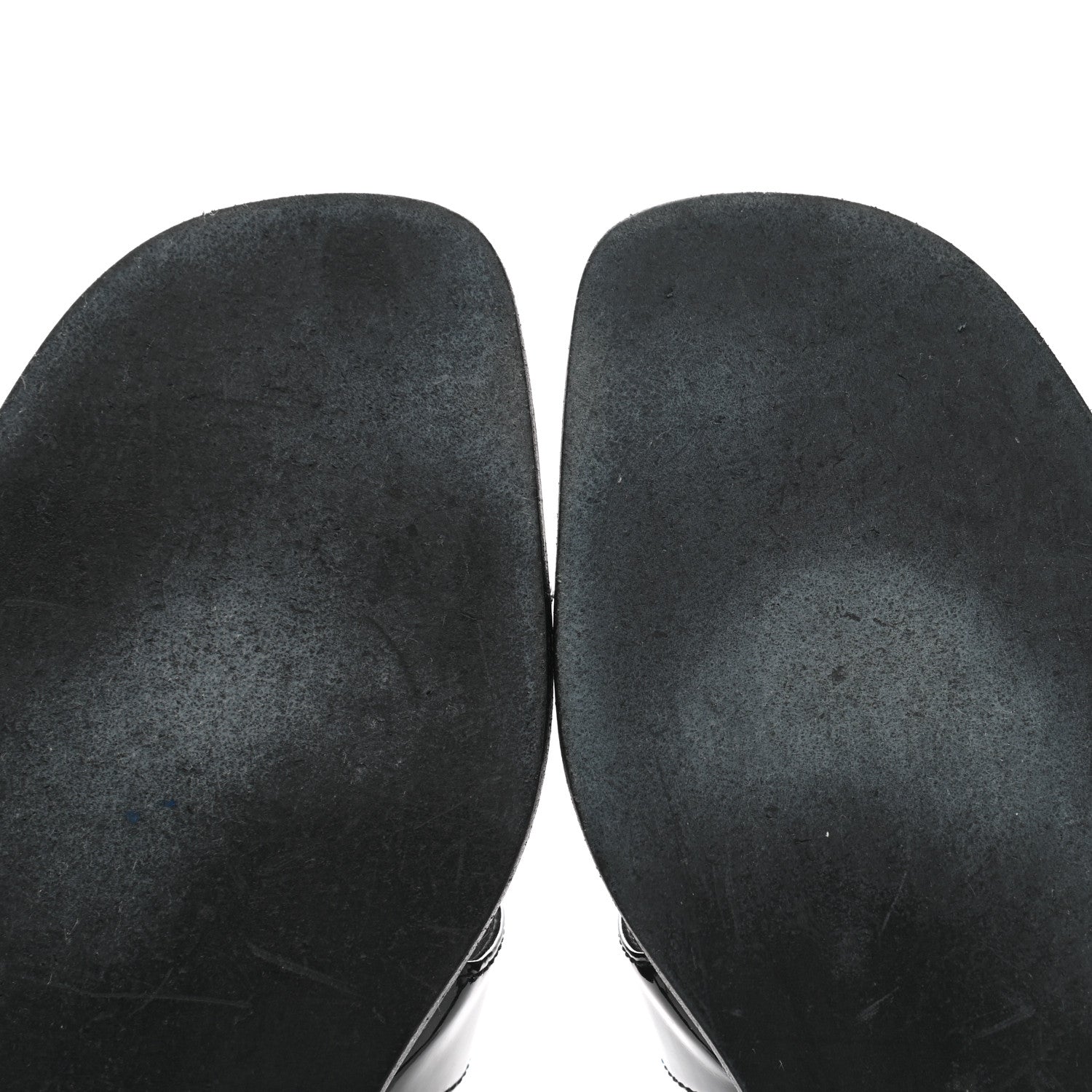 Hermes Patent Oran Sandals 40 Black 8 of 11