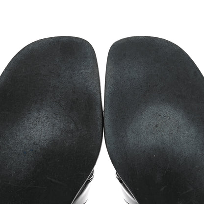 Hermes Patent Oran Sandals 40 Black 8 of 11