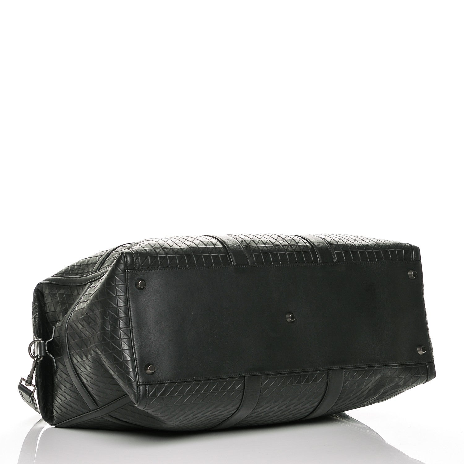 Proenza Schouler Calfskin Triangle Embossed Travel Bag Black 4 of 7