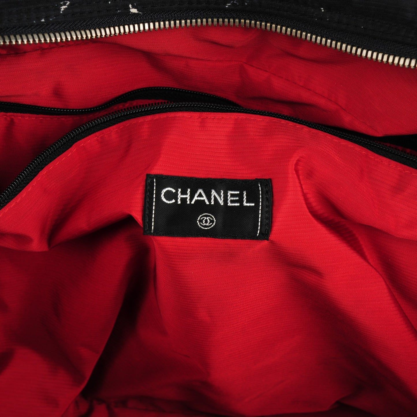 Nylon Travel Duffel Bag Black