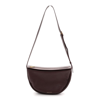 Mansur Gavriel Soft Calfskin Moon Sling Bag Plum 1 of 11