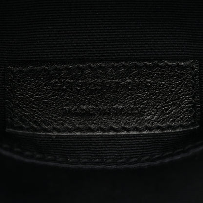 Saint Laurent Denim Matelasse Quilted Summer Embroidered Classic Monogram Camera Bag Blue 7 of 13