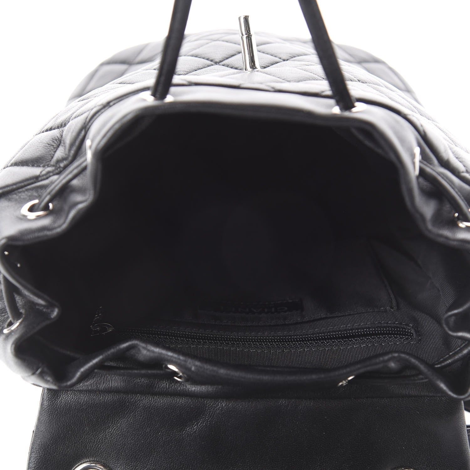 Chanel Lambskin Quilted Small Urban Spirit Backpack Black 4 of 9