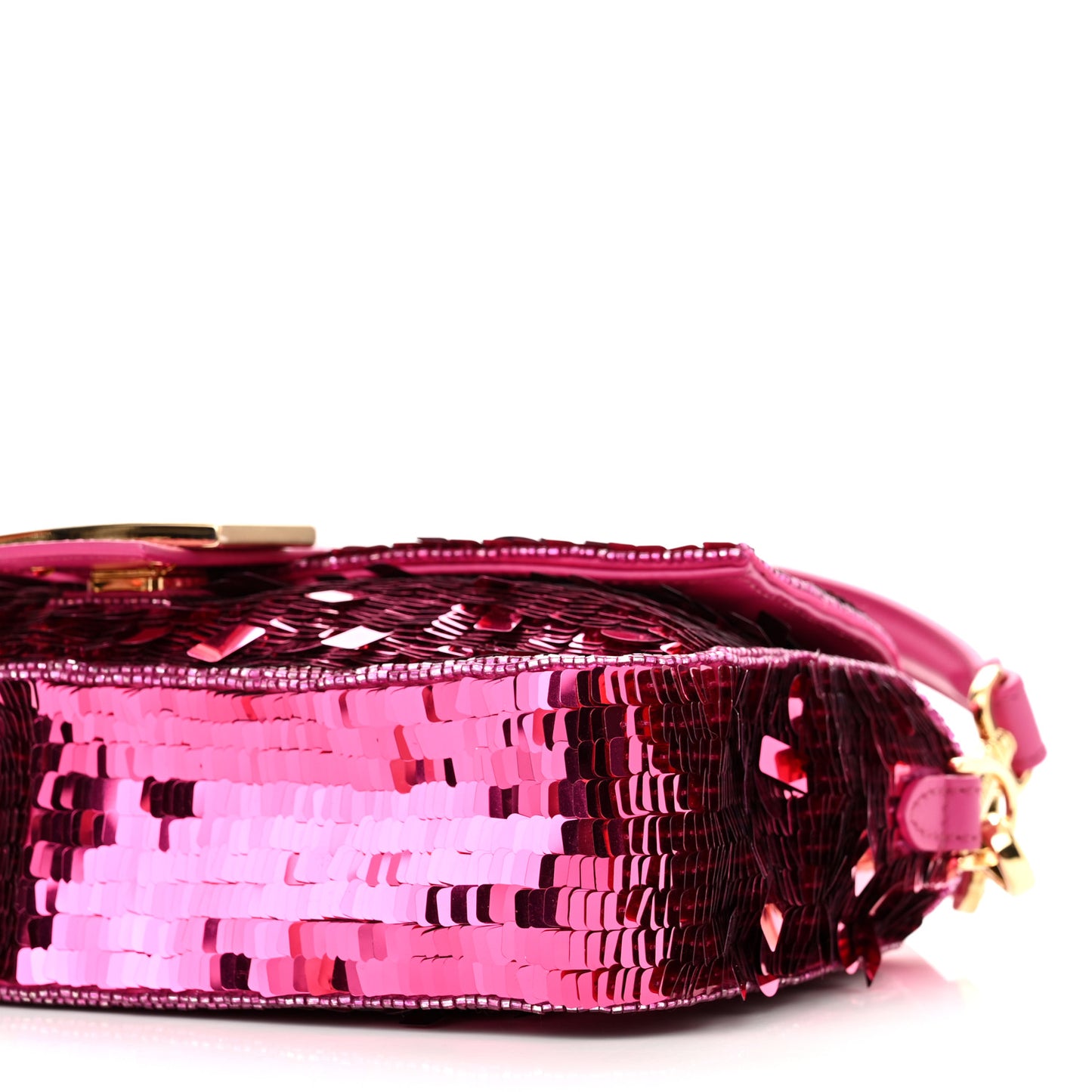 Sequin Paillettes Vitello Grace Sex and the City Baguette Ciclamino Pilar