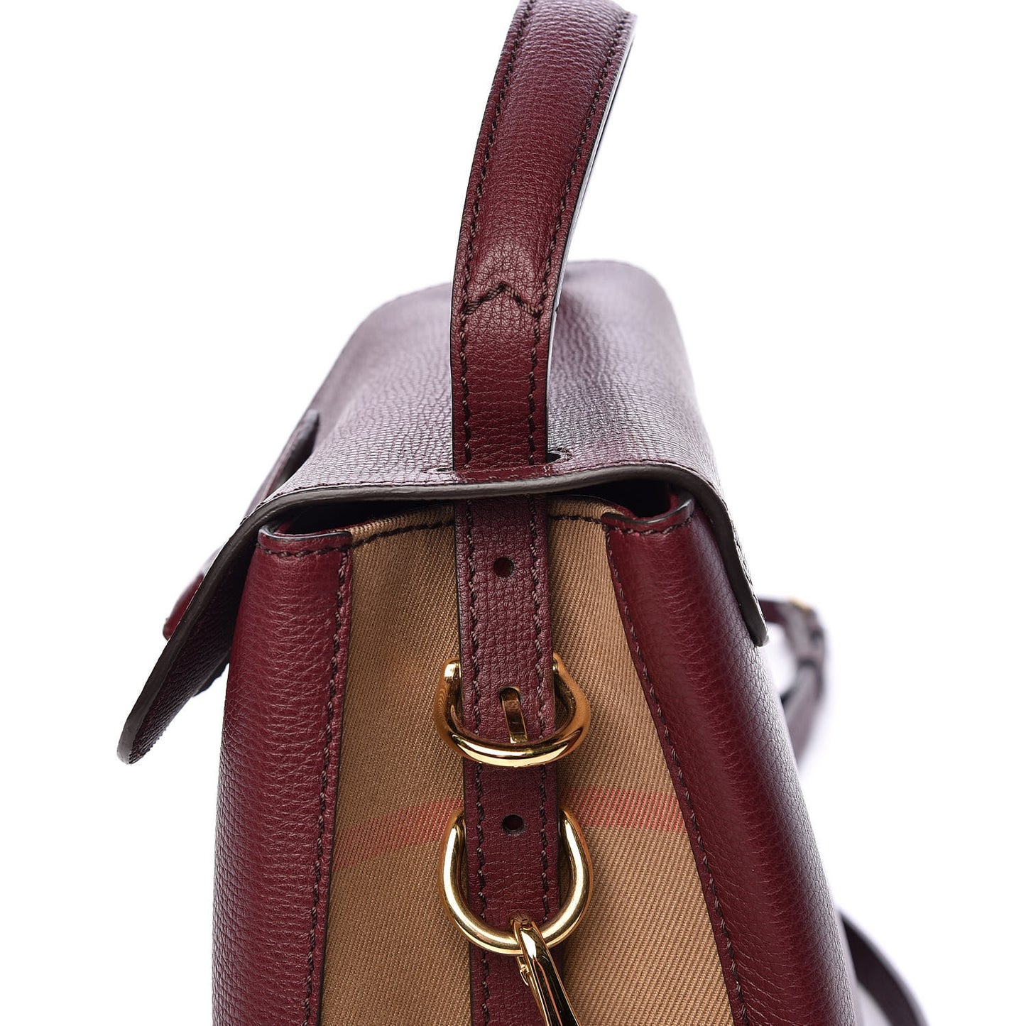 Derby Calfskin House Check Small Camberley Mahogany Red
