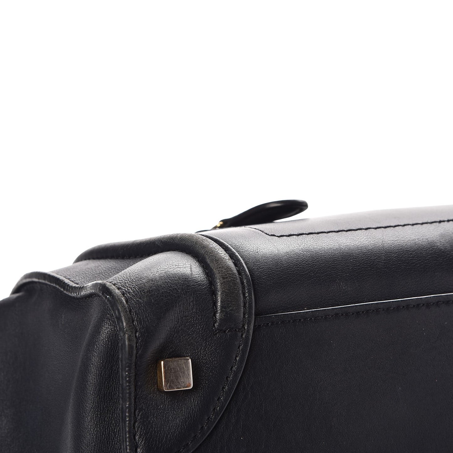 Smooth Calfskin Mini Luggage Navy Blue