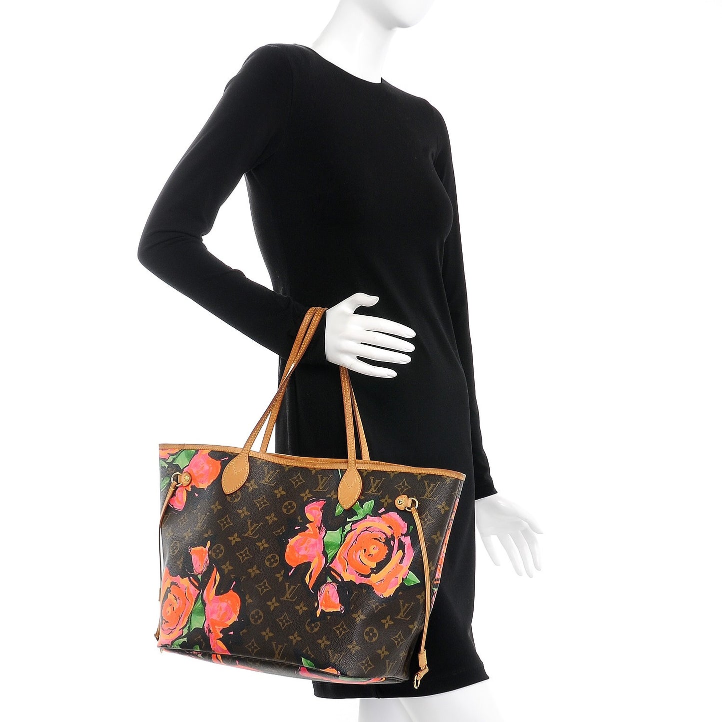 Monogram Roses Neverfull MM