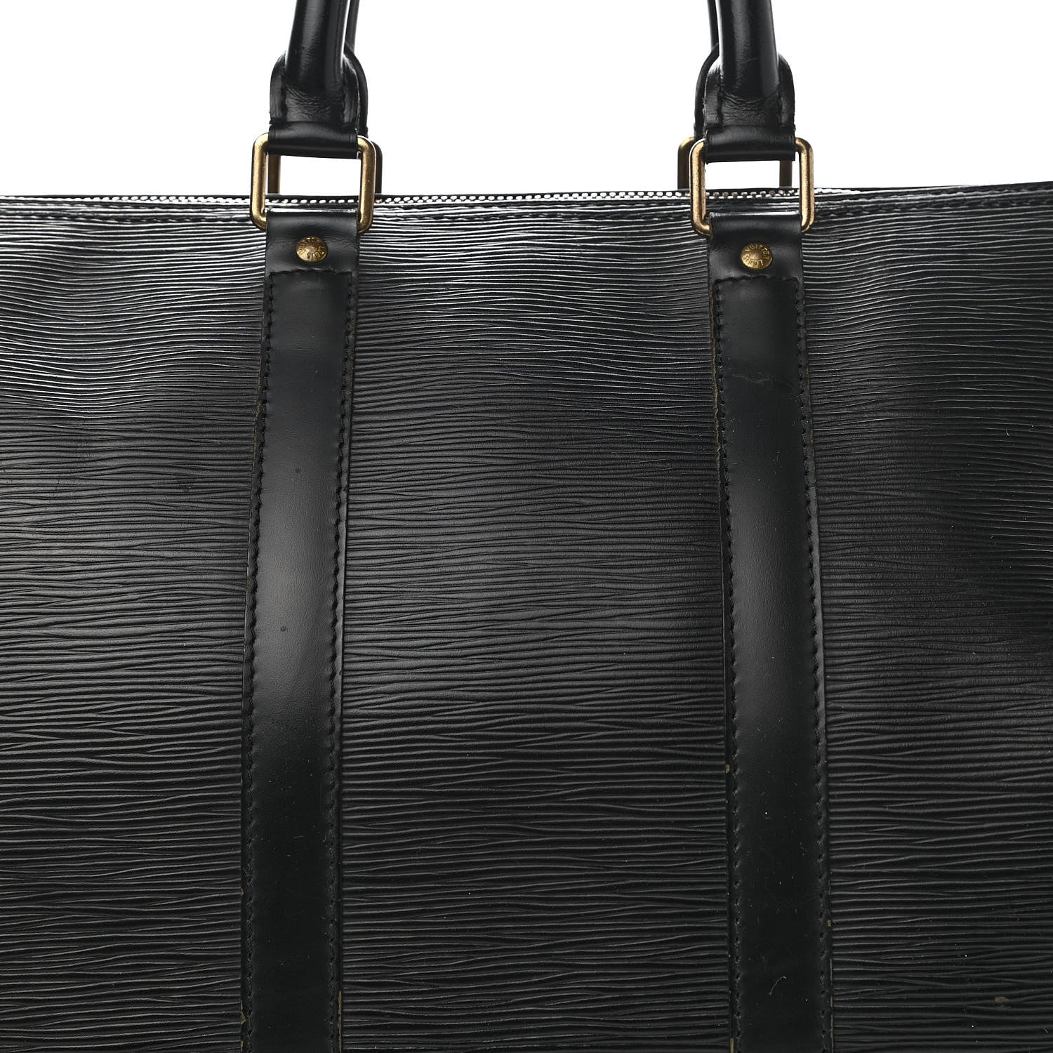 Louis Vuitton Epi Keepall 45 Black 8 of 20