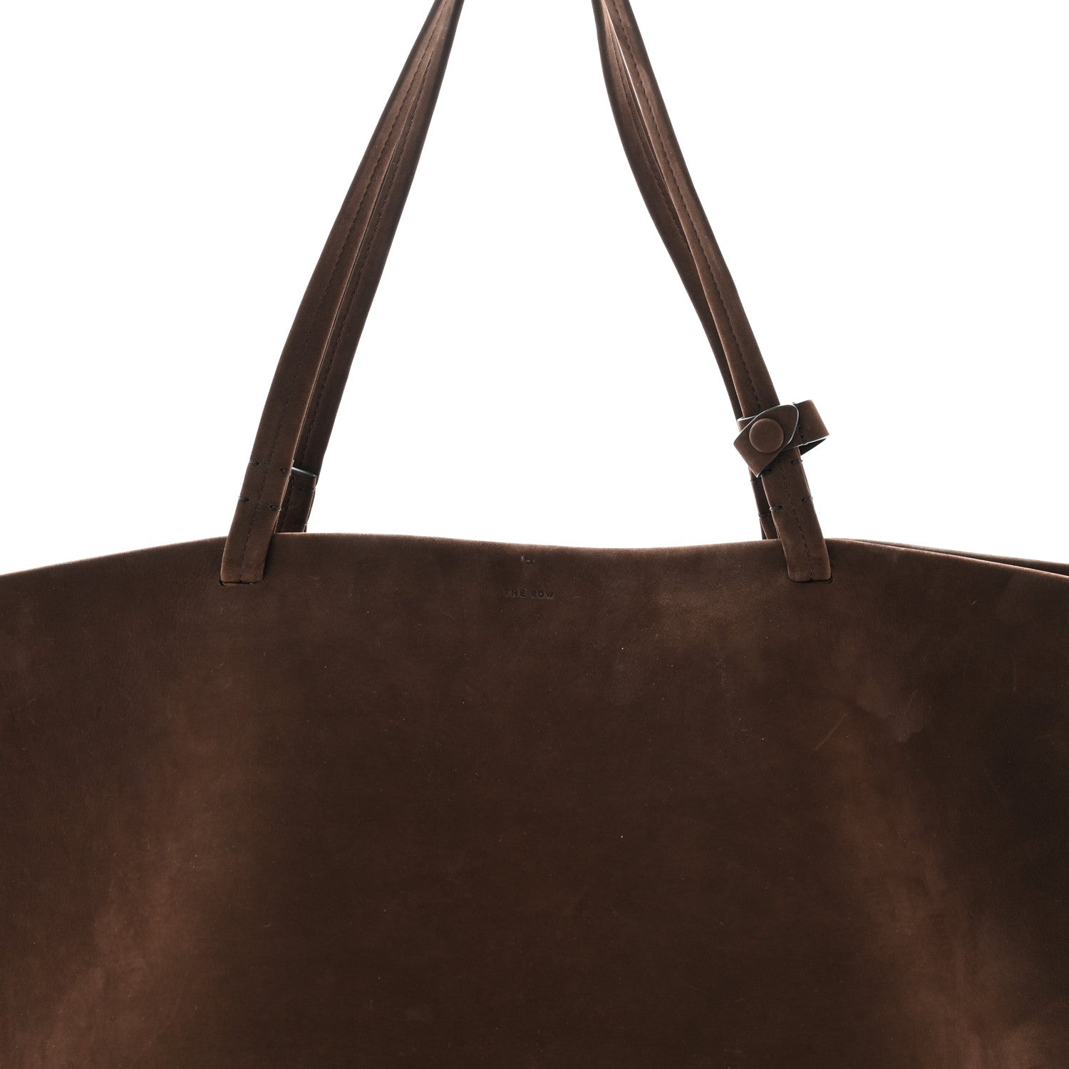 The Row Nubuck XL Park Tote Dark Mocha 7 of 9