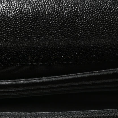 Chanel Caviar Quilted Medium Boy Flap Wallet Black 7 of 9