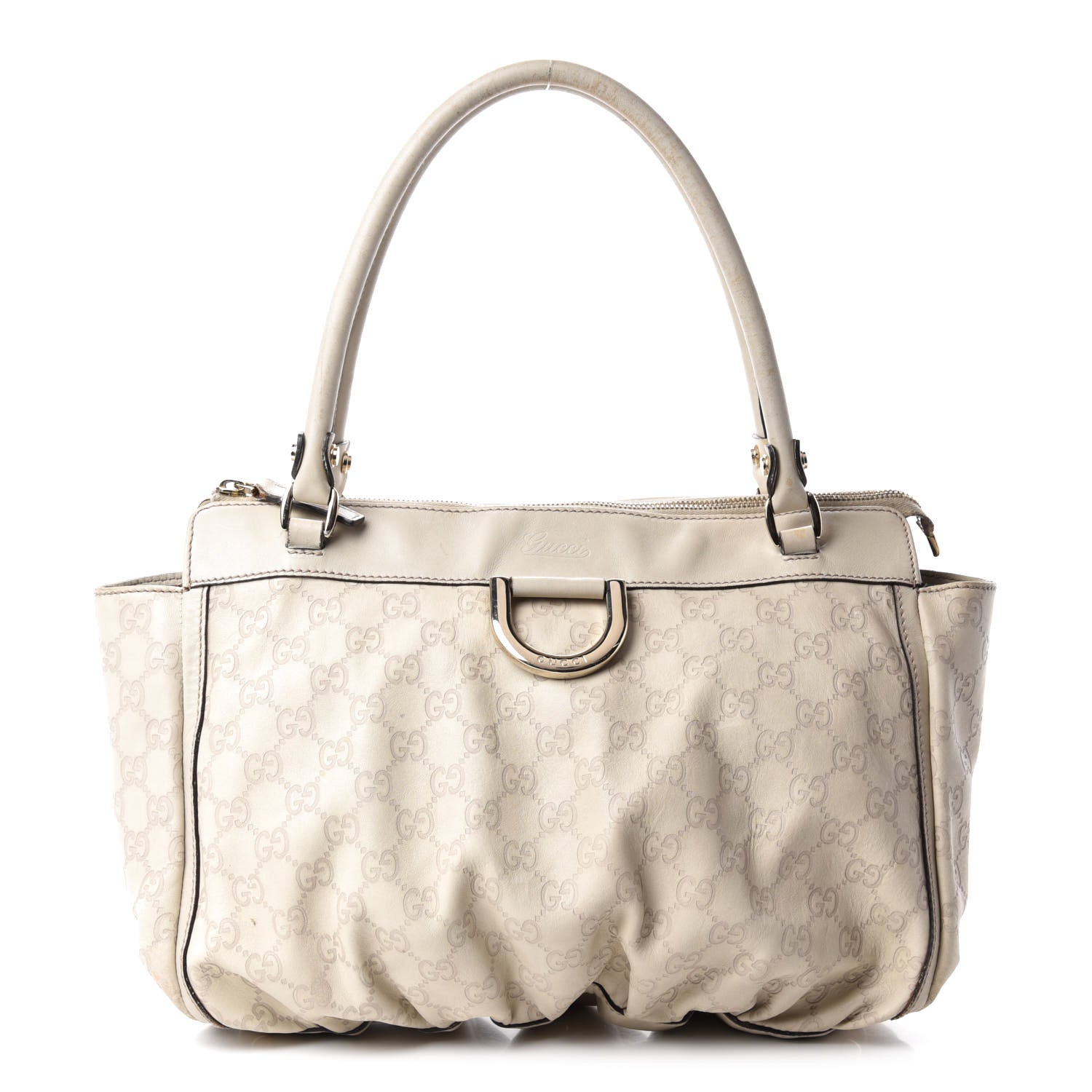 Gucci Guccissima D Gold Tote Off White 1 of 14