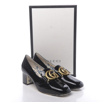 Gucci Vernice GG Victoire 55mm Loafer Pumps 38 Black 9 of 9