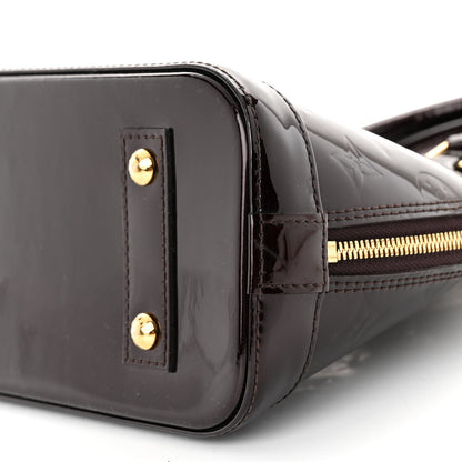 Louis Vuitton Vernis Alma BB Amarante 9 of 9