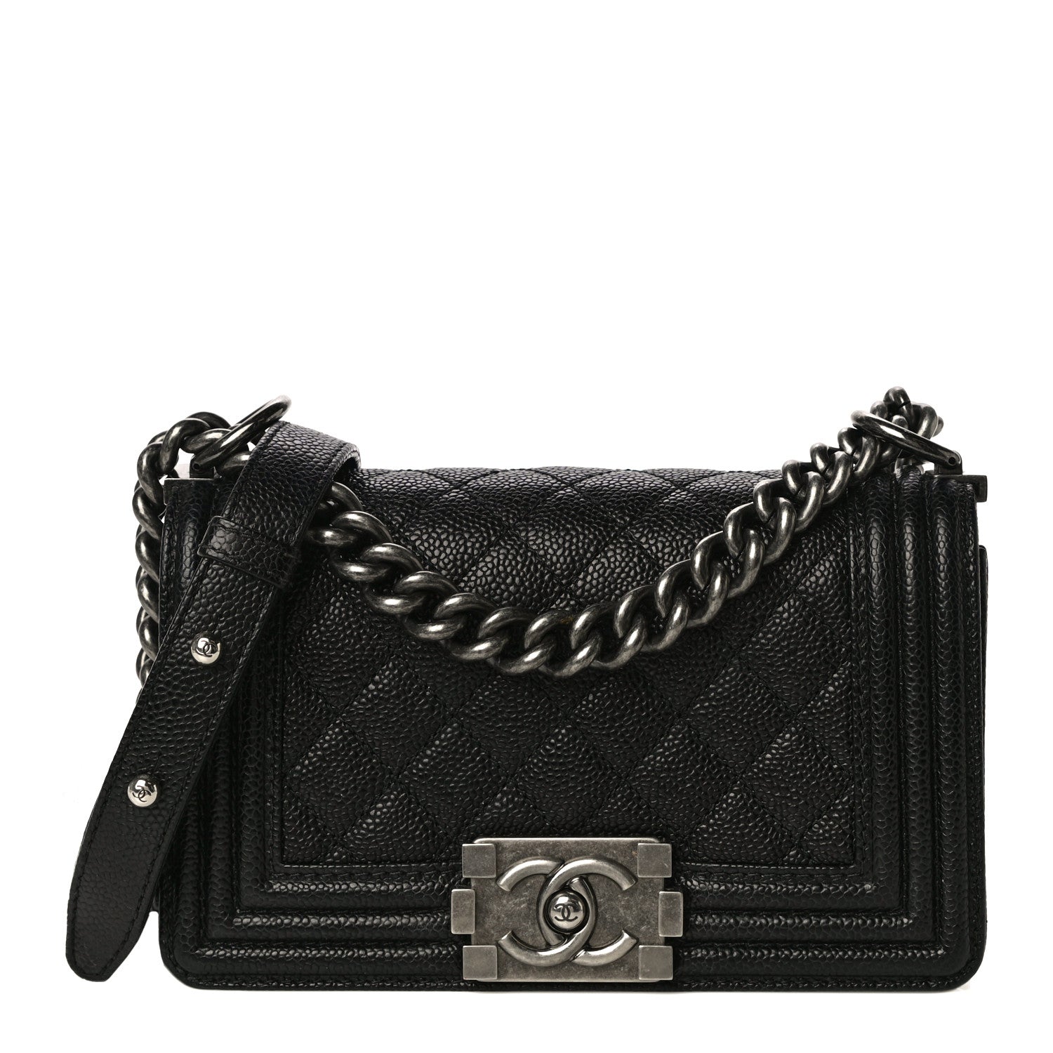 Chanel Caviar Quilted Small Boy Flap Black 1 of 17