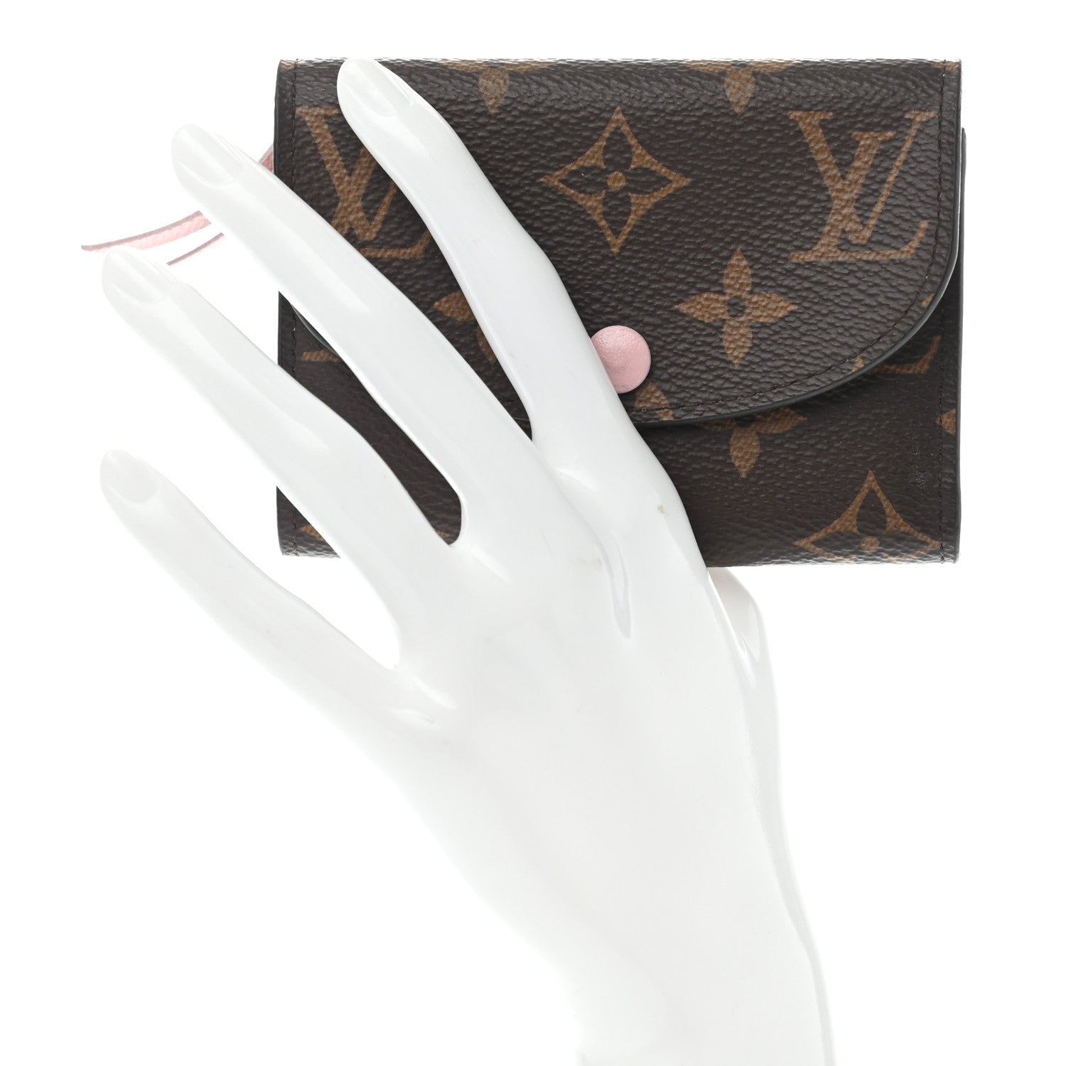 Louis Vuitton Monogram Rosalie Coin Purse Rose Ballerine 2 of 8