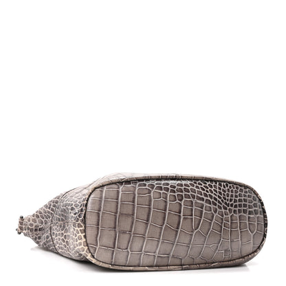 Givenchy Calfskin Crocodile Embossed Medium Nightingale Brown 4 of 10