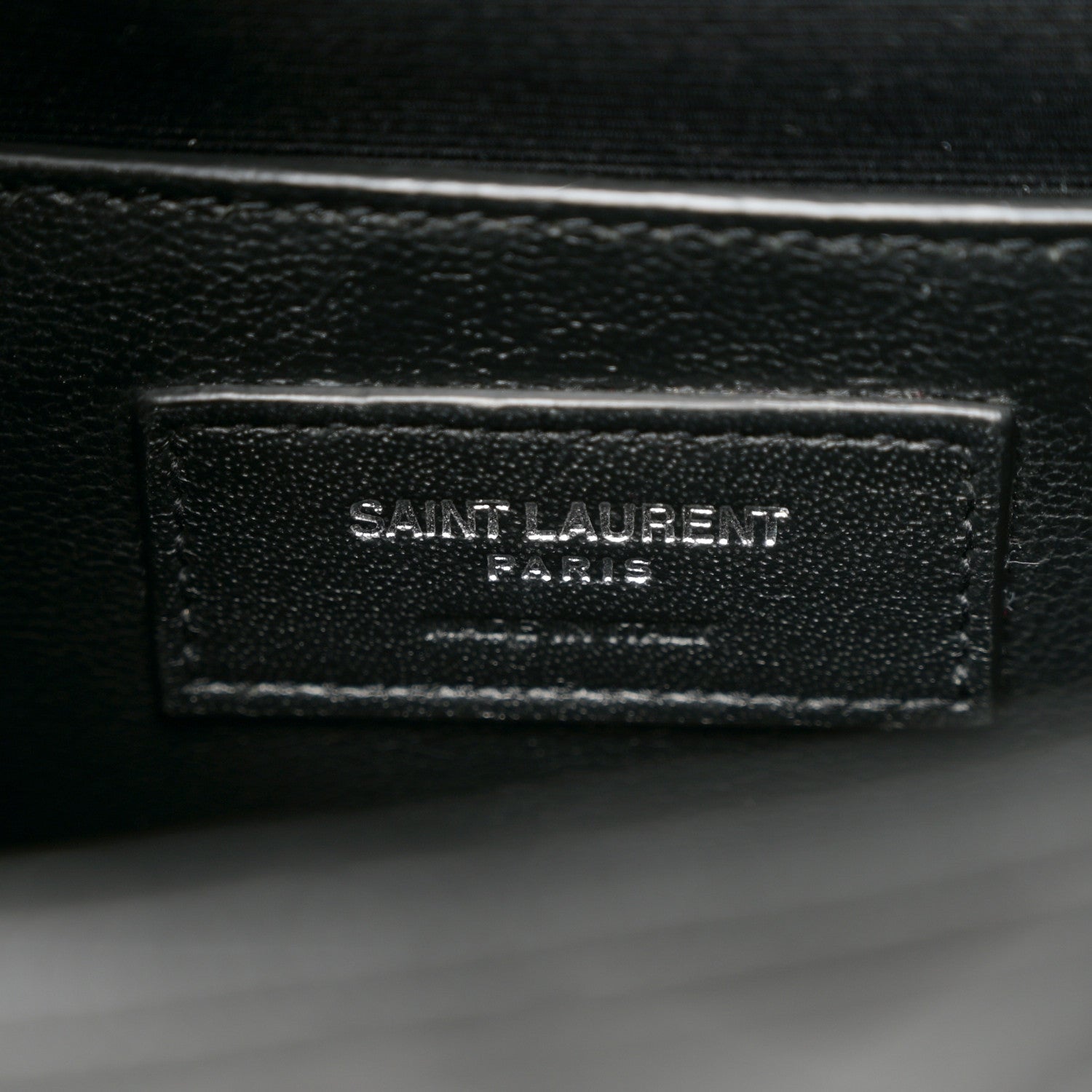 Saint Laurent Grain De Poudre Textured Mixed Matelasse Triquilt Small Monogram Satchel Black 6 of 9