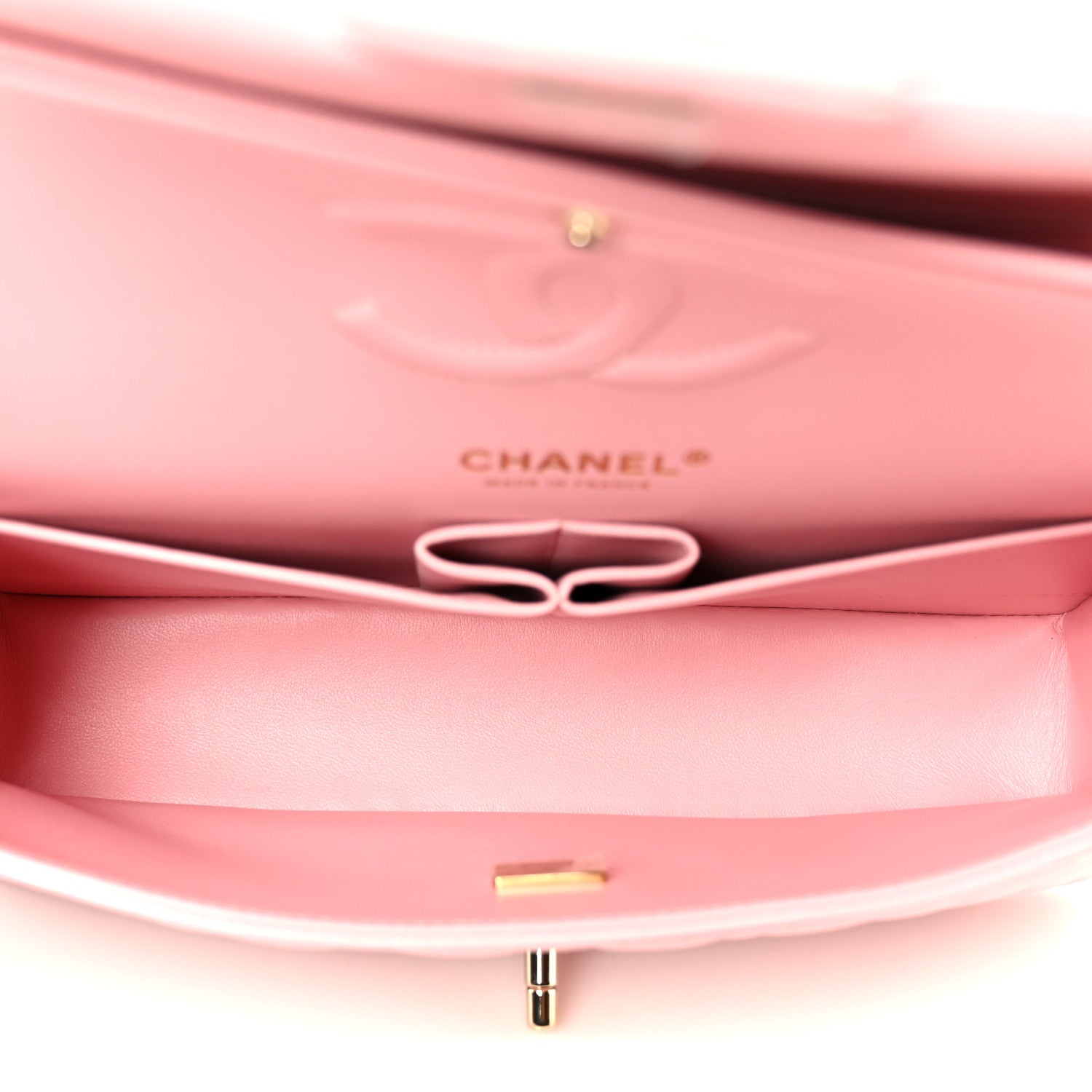 Chanel Caviar Quilted Medium Double Flap Light Pink 5 of 11