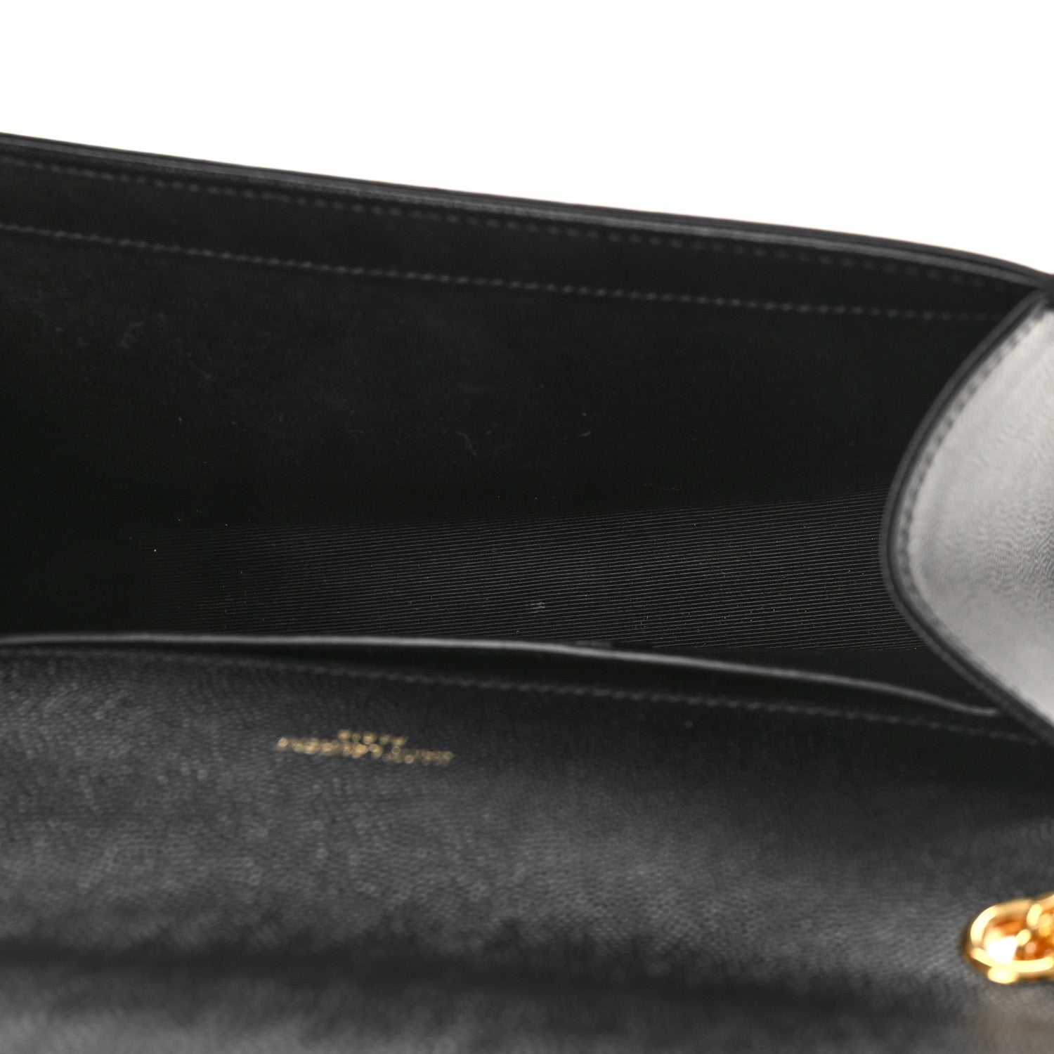 Saint Laurent Grain De Poudre Medium Classic Monogram Kate Satchel Black 5 of 8