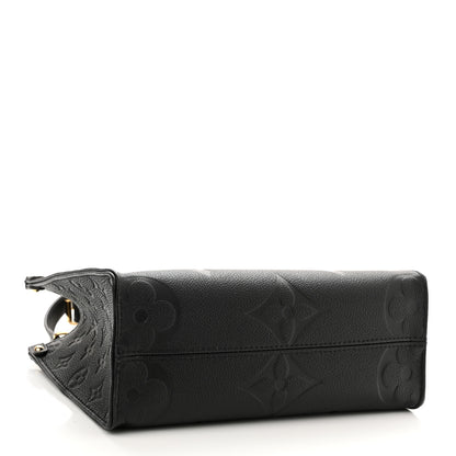 Louis Vuitton Empreinte Monogram Giant Onthego PM Black 4 of 9