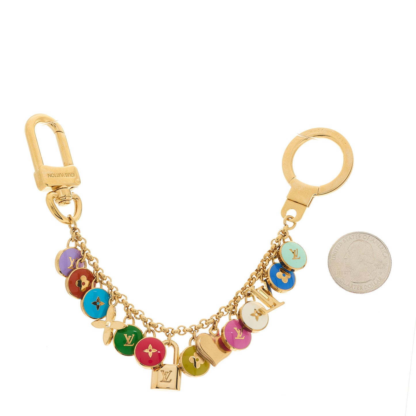 Pastilles Key Chain Bag Charm Multicolor