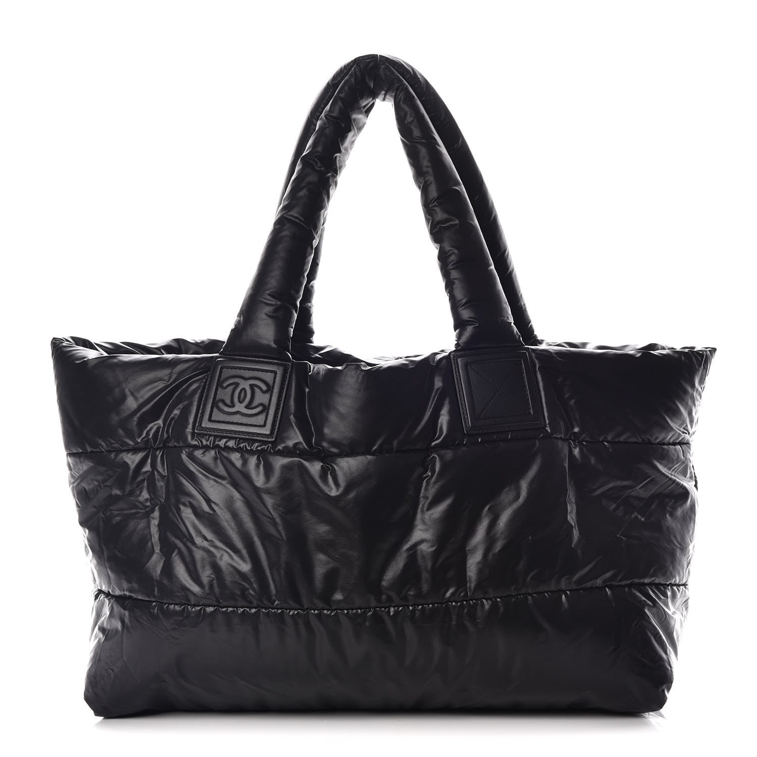 Chanel Nylon Quilted Medium Coco Cocoon Reversible Tote Black 1 of 15