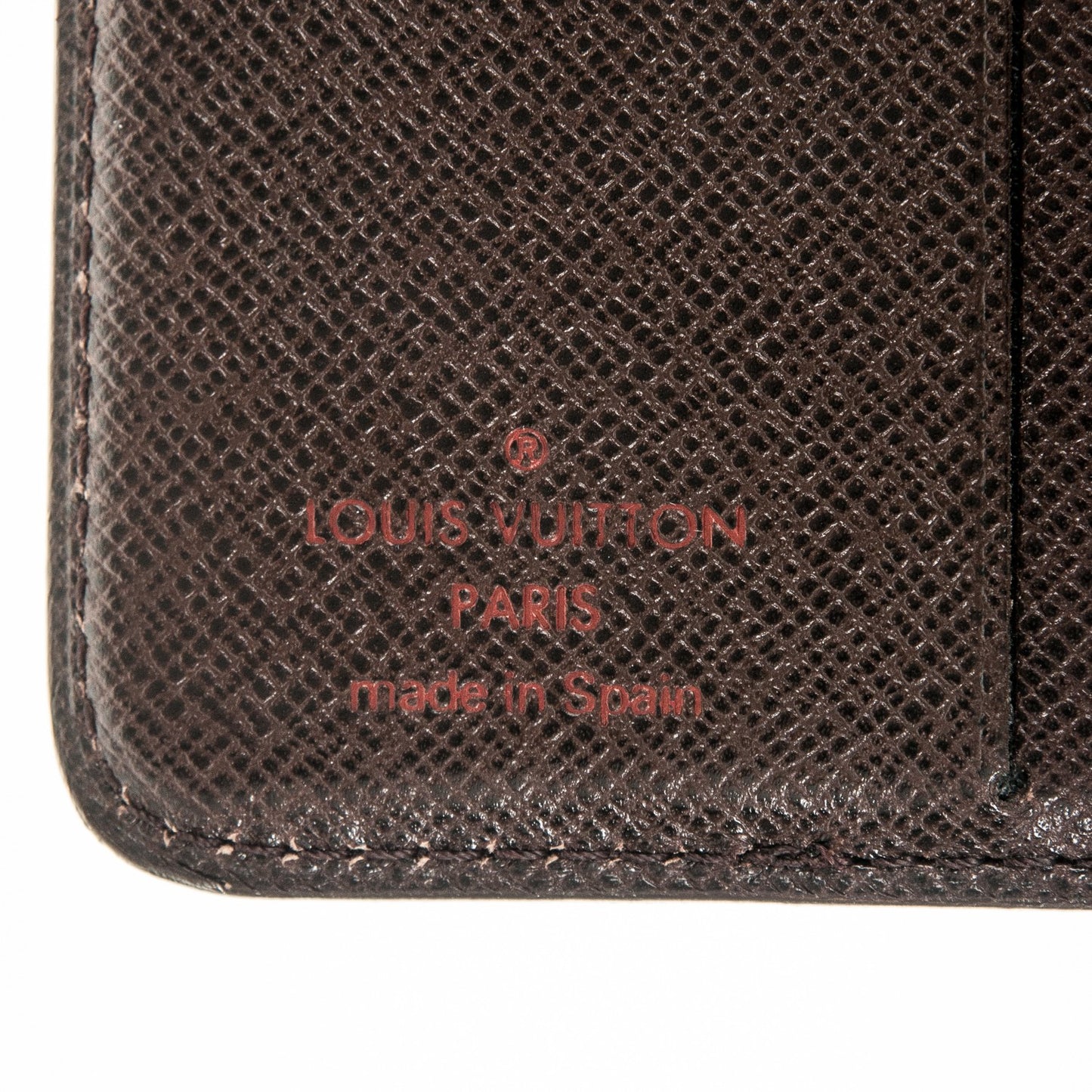 Damier Ebene Zippe Zipped Compact Wallet