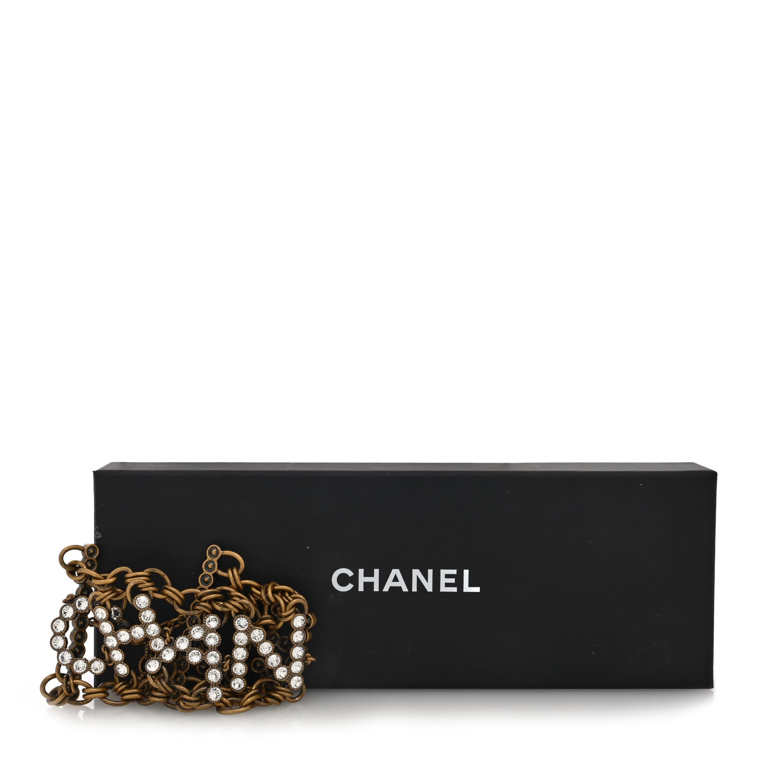 Chanel Crystal City of Lights Chain Bracelet Gold 5 of 5