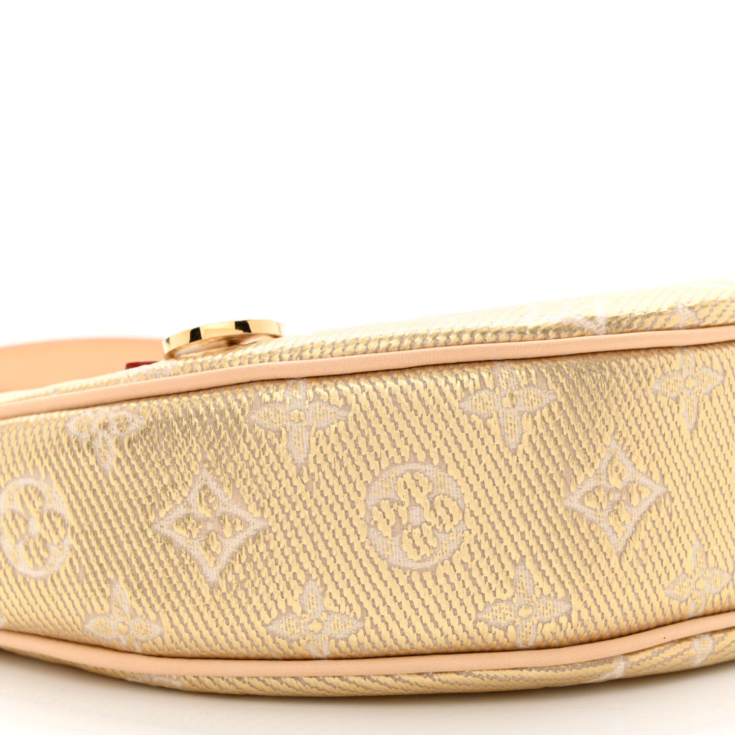 Monogram Jacquard Loop Gold