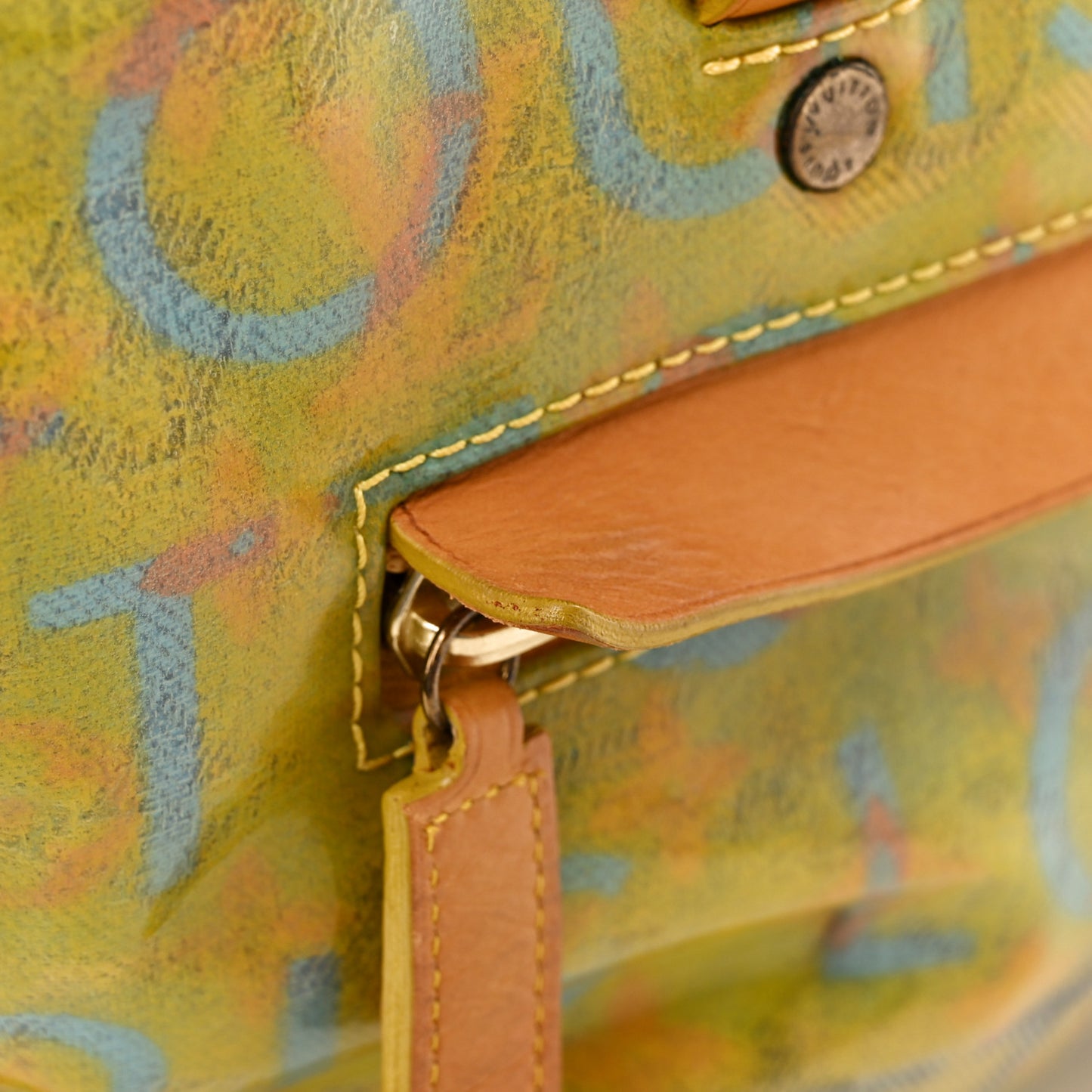 Monogram Pulp Defile Weekender PM Yellow