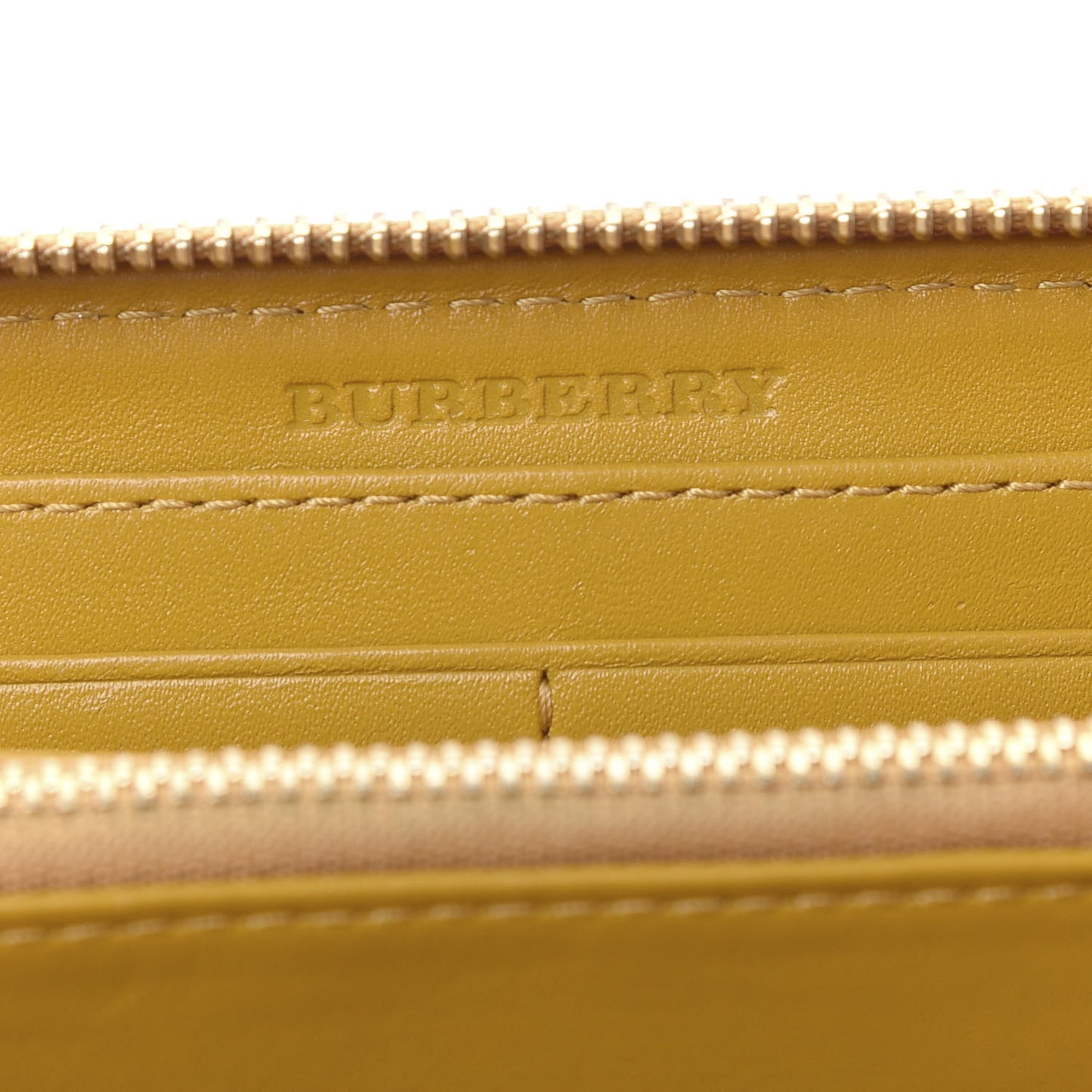 Haymarket Check Large Ziggy Zip Around Wallet Yellow