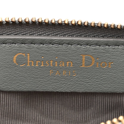 Christian Dior Oblique Saddle Chain Long Wallet Grey 8 of 12