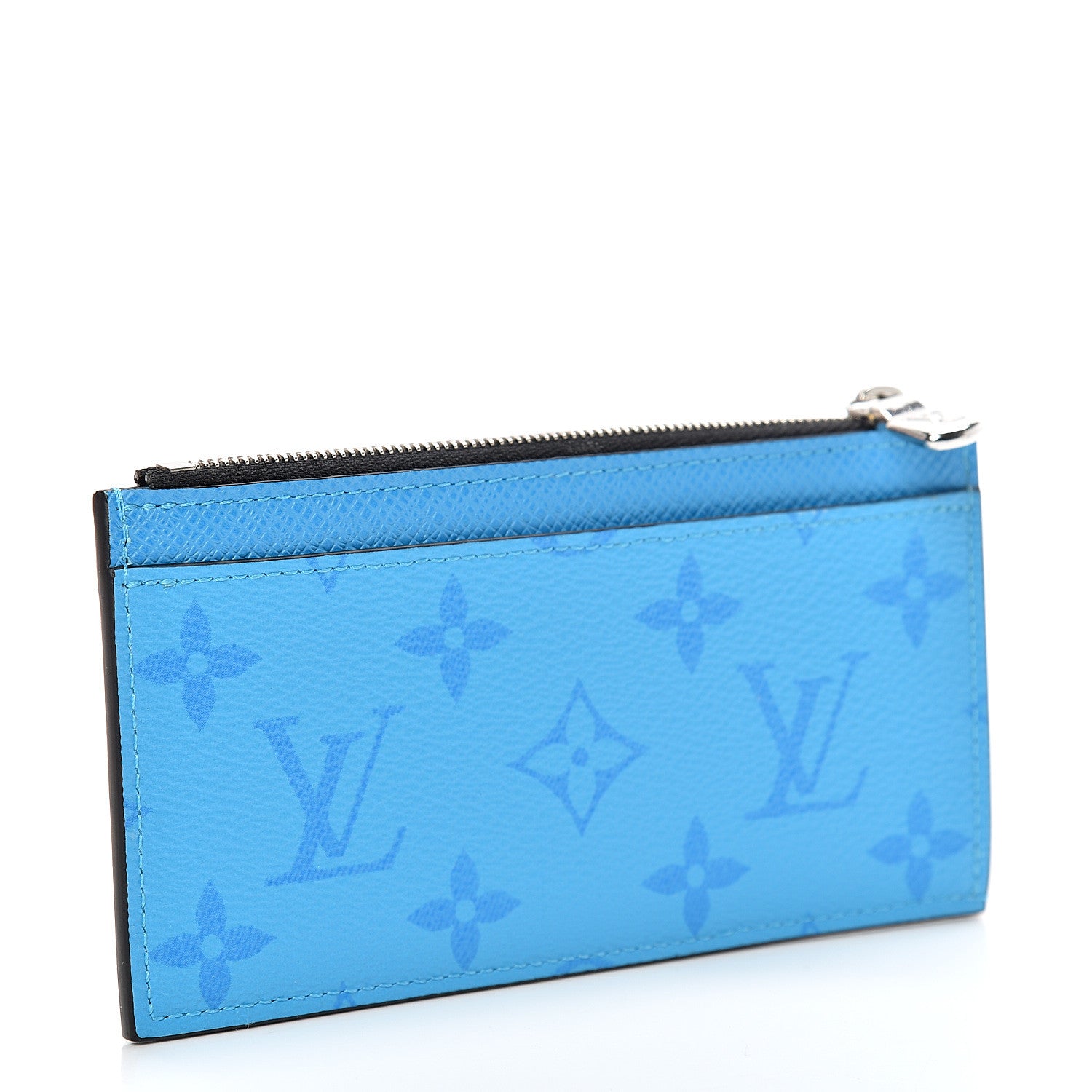 Louis Vuitton Taigarama Coin Card Holder Blue Lagoon 2 of 7