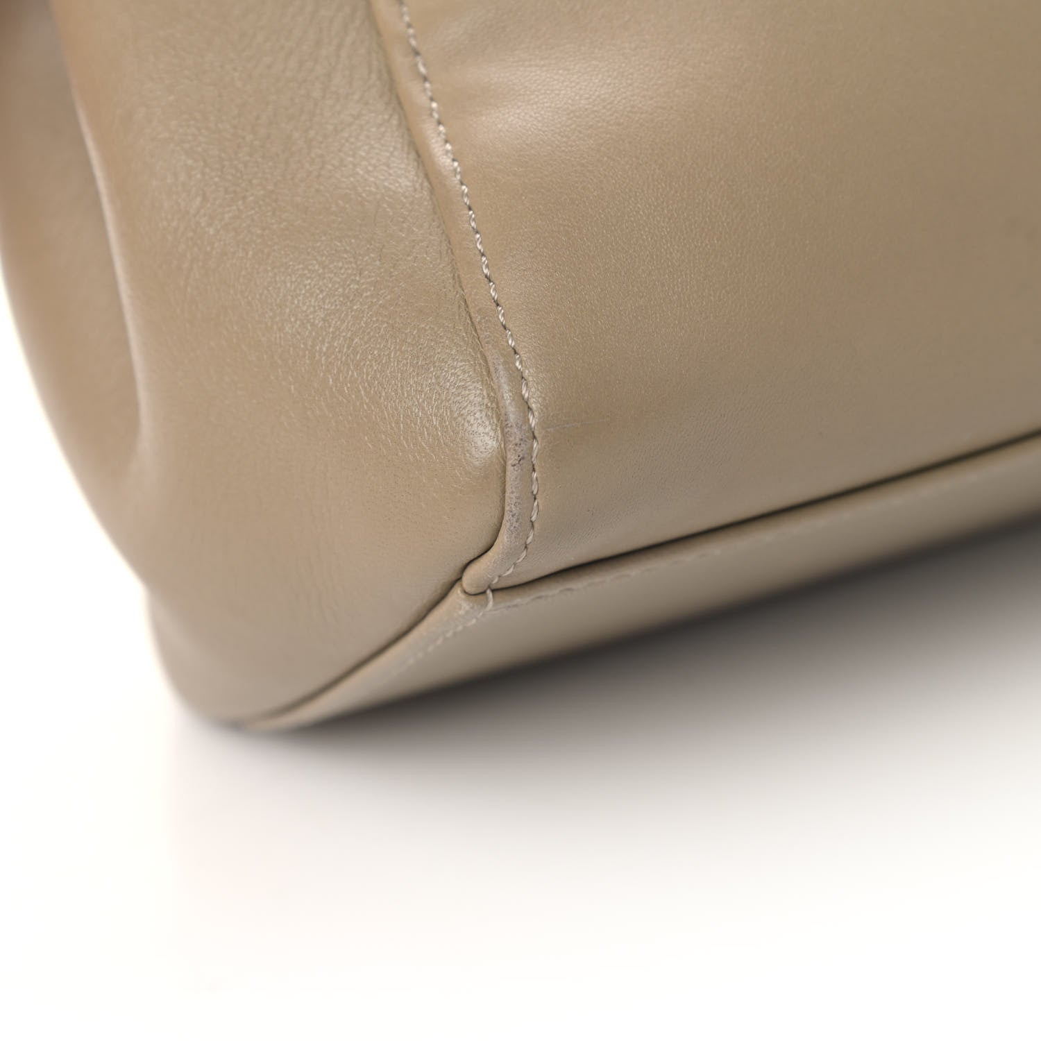 Fendi Nappa Mini Peekaboo Iconic Satchel Tortora 6 of 7