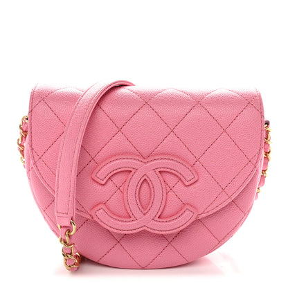 Chanel Caviar Quilted Mini Messenger Flap Light Pink 1 of 9