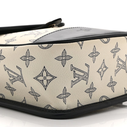 Louis Vuitton Savane Monogram Zebra Chapman Messenger BB White 8 of 9