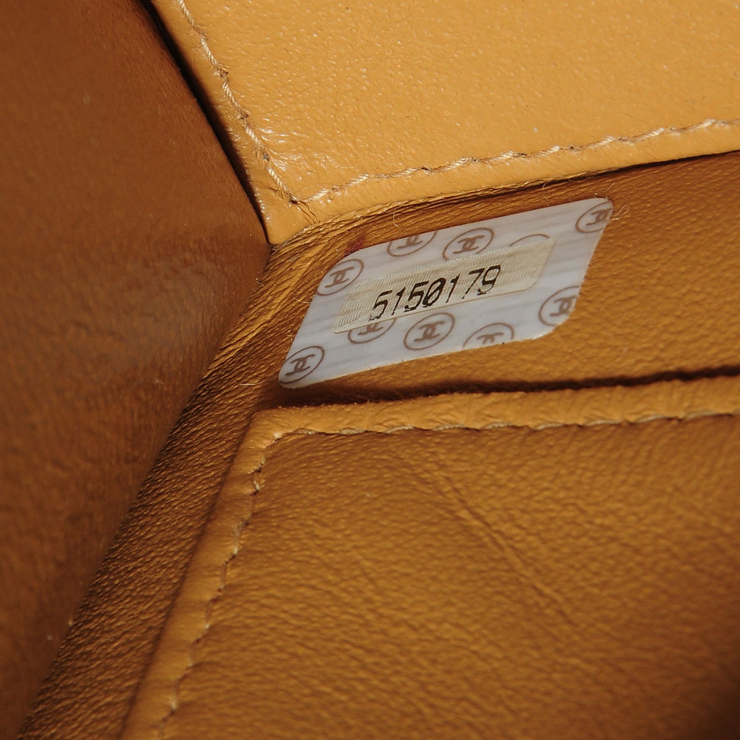 Calfskin Frame Handbag Beige