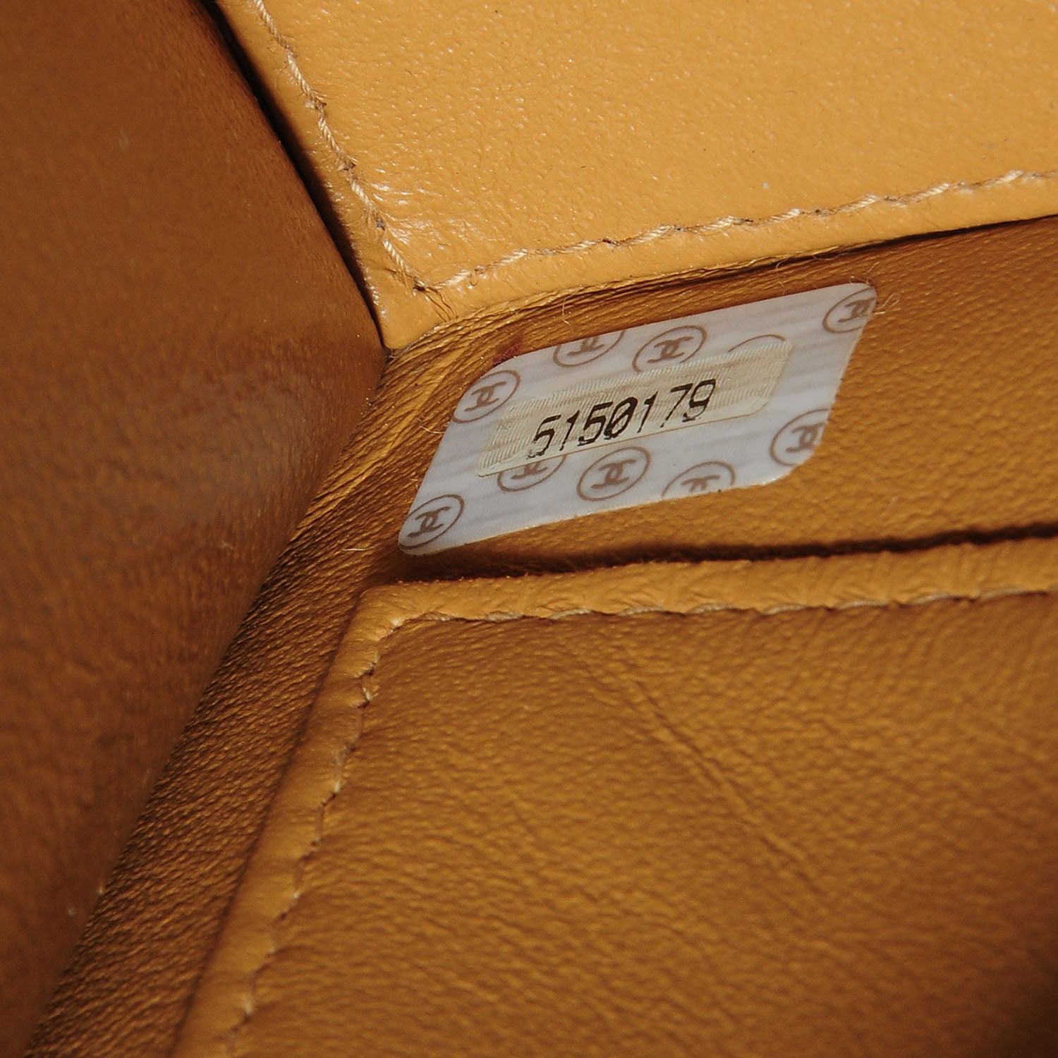 Chanel Calfskin Frame Handbag Beige 9 of 9